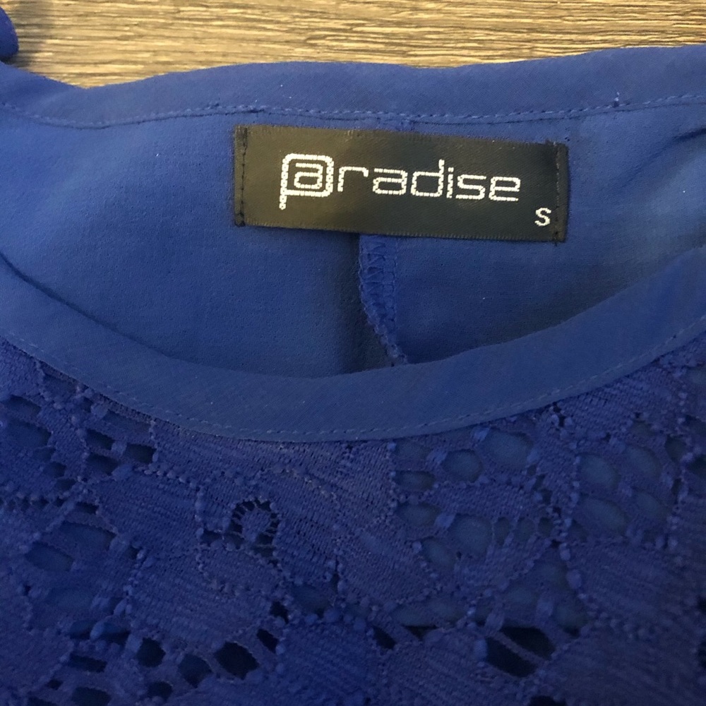 Crop Top | Blue | Size Small - Picture 3 of 3